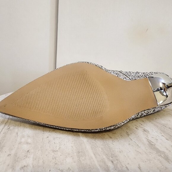 Steve Madden Womens Classie Pointed-Toe St Crystal Rhinestone - B040 - Picture 7 of 11